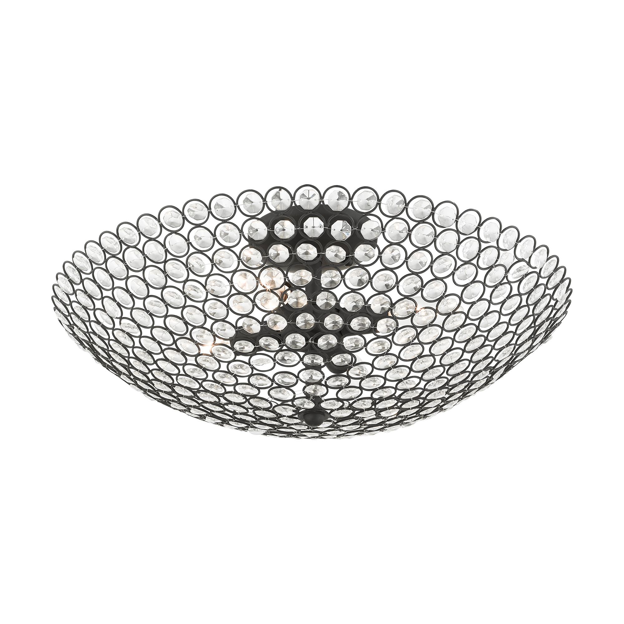 Cassandra 19 3/4" Wide Black Ceiling Light in scene