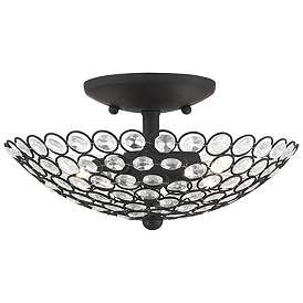 Image2 of Cassandra 2 Light Black Semi Flush