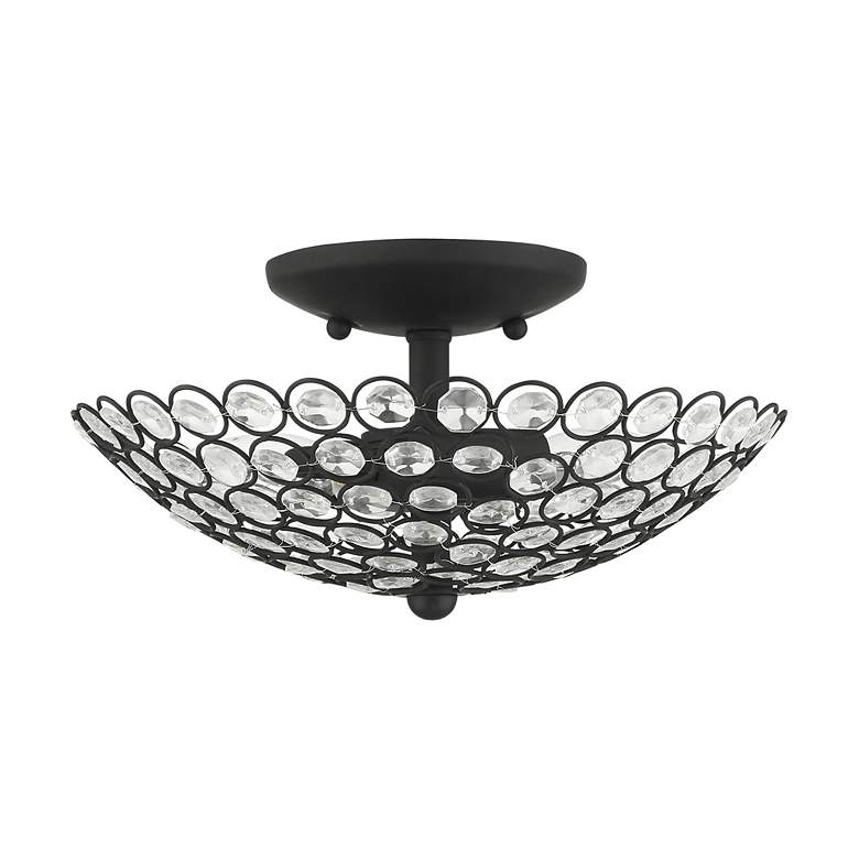 Image 4 Cassandra 2 Light Black Semi Flush more views
