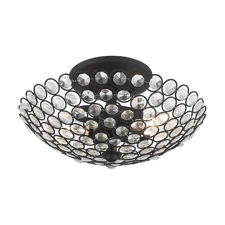 Image 6 Cassandra 2 Light Black Semi Flush more views