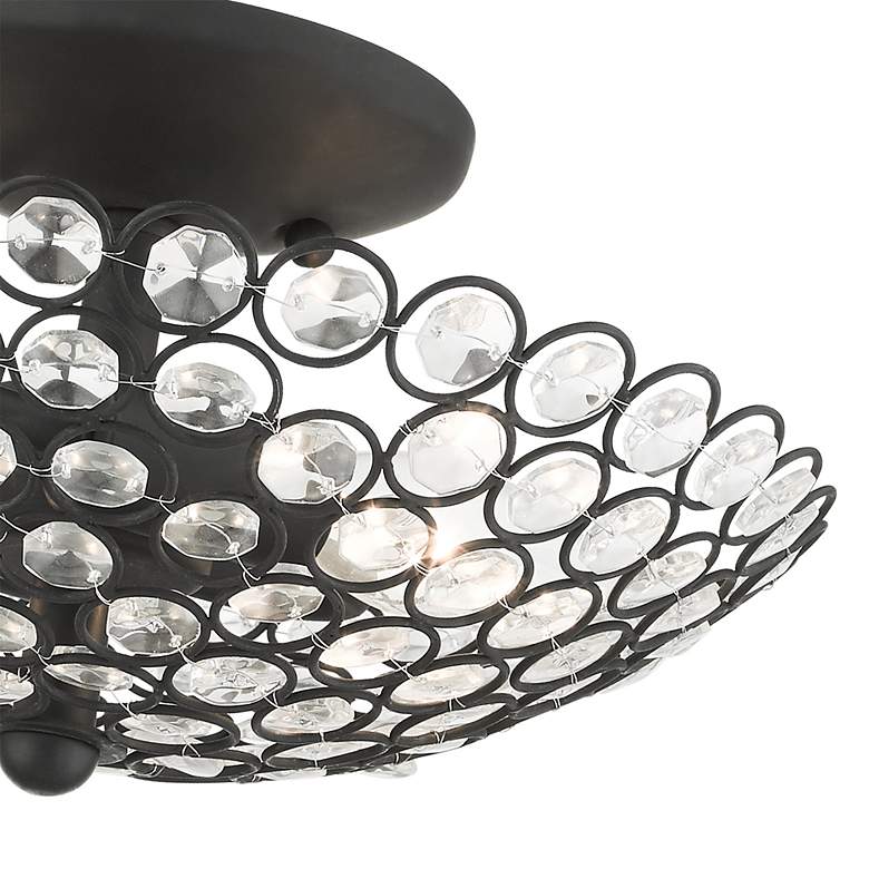 Image 7 Cassandra 2 Light Black Semi Flush more views