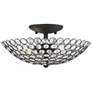 2_Cassandra 2 Light Black Semi Flush