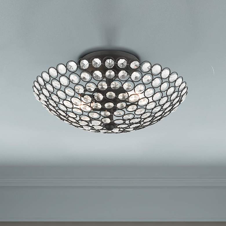 Image 1 Cassandra 2 Light Black Semi Flush
