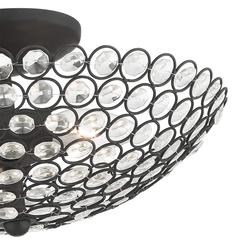 Image 7 Cassandra 2 Light Black Semi Flush more views