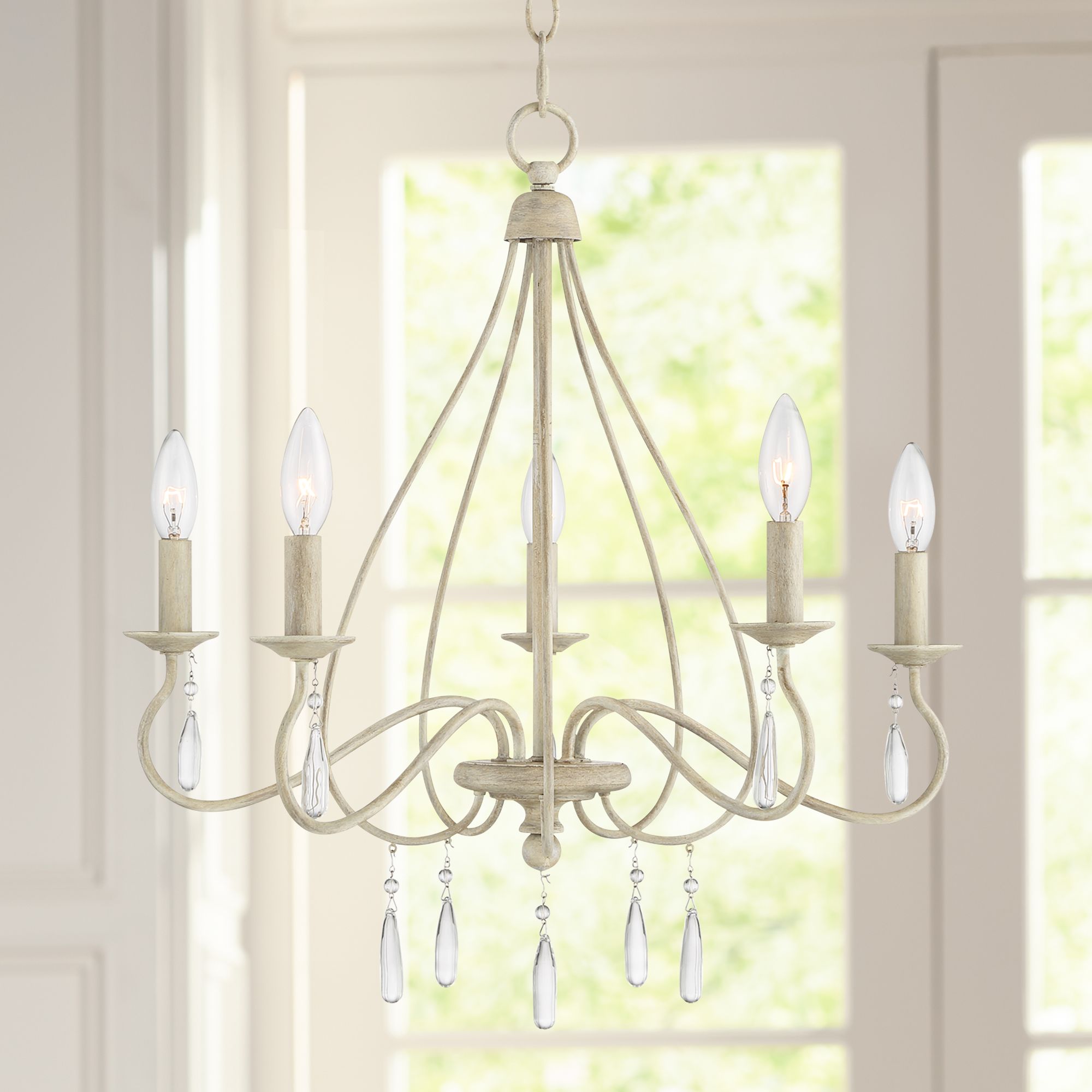 half chandelier