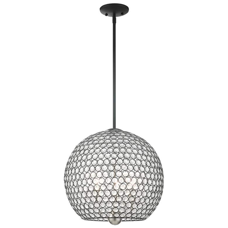 Image 1 Cassandra 3 Light Black Pendant