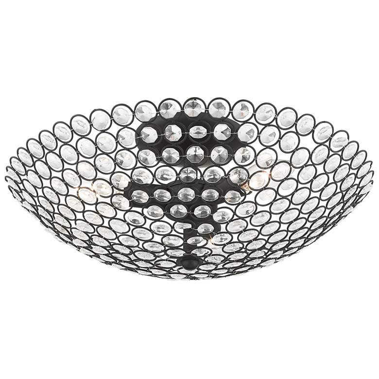 Image 6 Cassandra 3 Light Black Semi Flush more views