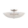 Thumbnail3 of Cassandra 3 Light Brushed Nickel Ceiling Mount more views