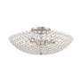 Thumbnail4 of Cassandra 3 Light Brushed Nickel Ceiling Mount more views