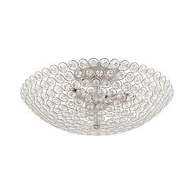 Image5 of Cassandra 3 Light Brushed Nickel Ceiling Mount more views