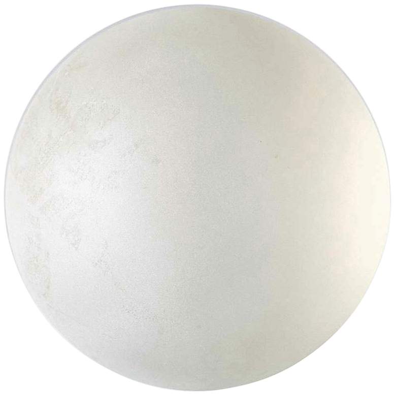 Cassandra 4&quot; Round Frosted Crystal Decorative Sphere