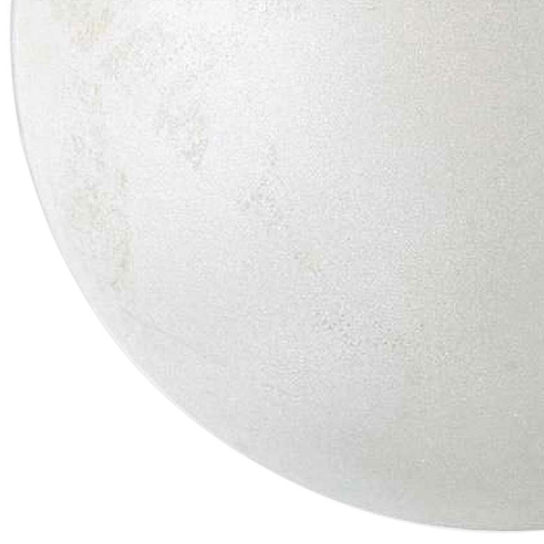 Image 3 Cassandra 4 inch Round Frosted Crystal Decorative Sphere more views