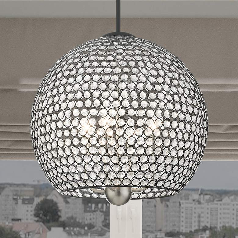 Image 1 Cassandra 4 Light Black Pendant