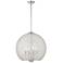 Cassandra 4 Light Brushed Nickel Pendant