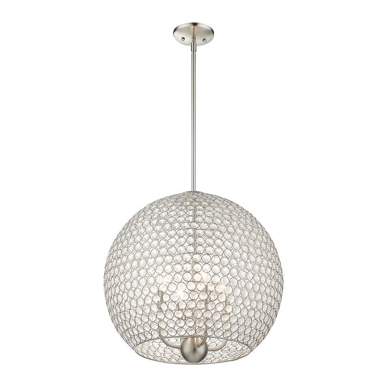 Image 6 Cassandra 4 Light Brushed Nickel Pendant more views