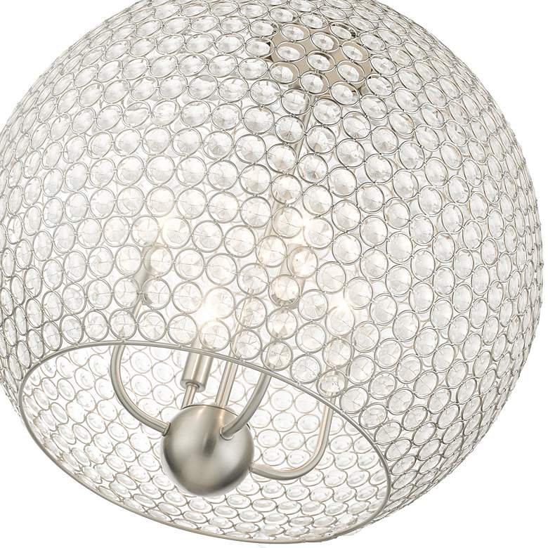 Image 7 Cassandra 4 Light Brushed Nickel Pendant more views