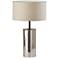 Cassandra Cracked Mercury Glass Column Table Lamp