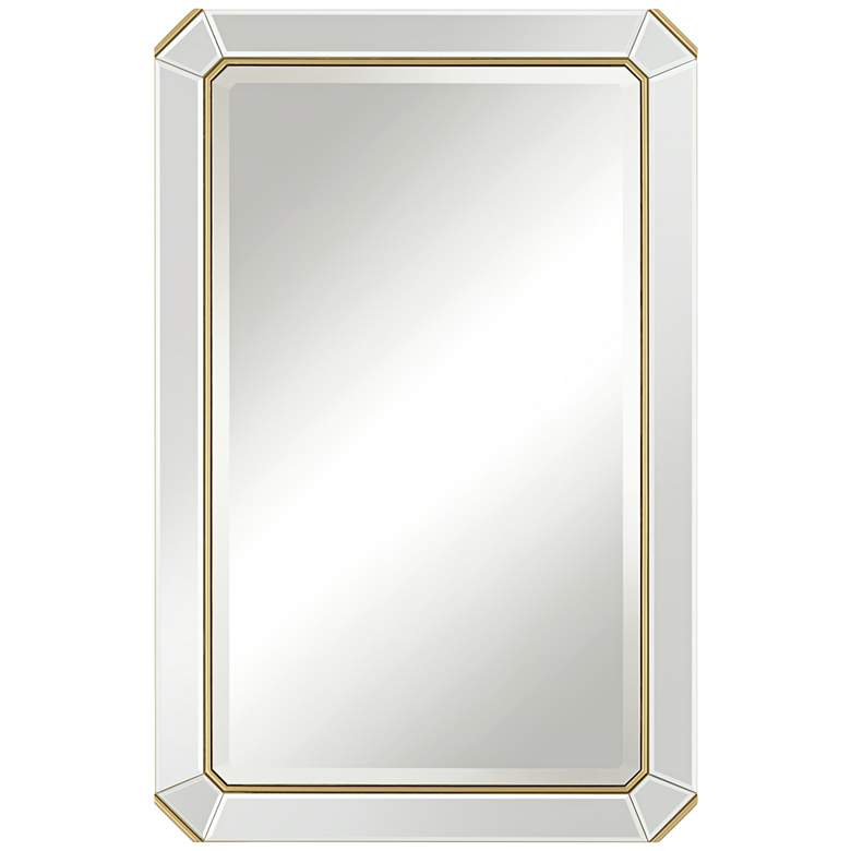 Image 2 Cassandra Gold 26" x 40" Rectangular Wall Mirror