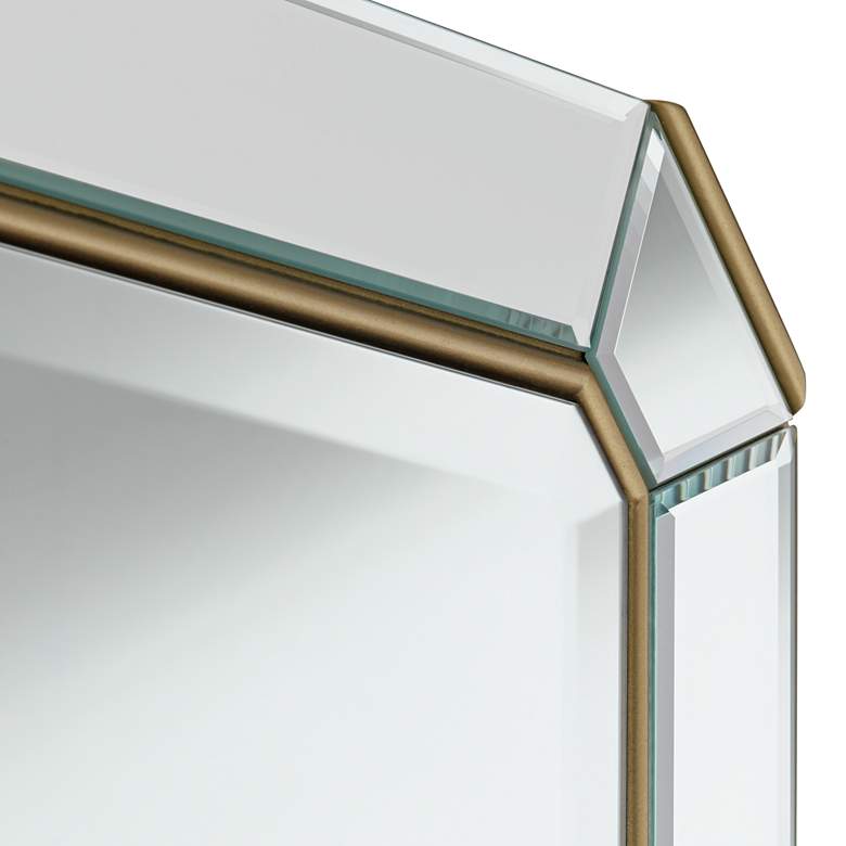 Image 3 Cassandra Gold 26" x 40" Rectangular Wall Mirror more views