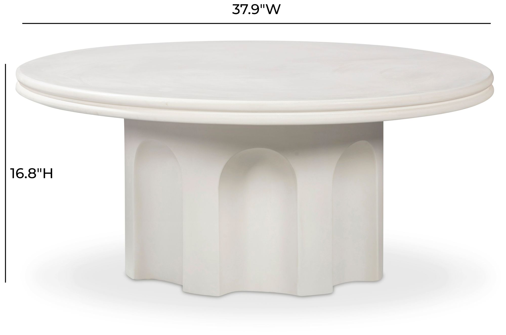 Image 5 Cassandra Ivory Coffee Table more views