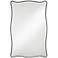 Cassandra Matte Black 26" x 40" Rectangular Wall Mirror