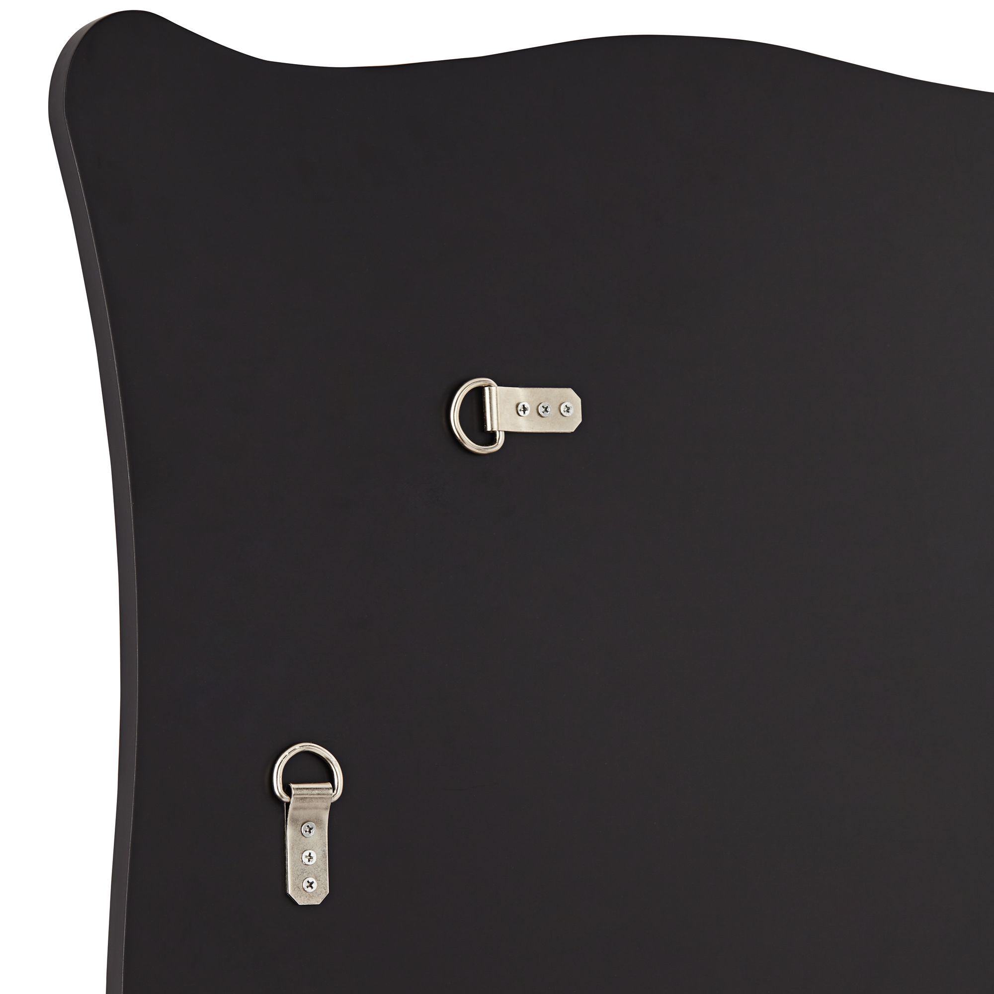 Image 4 Cassandra Matte Black 26" x 40" Rectangular Wall Mirror more views