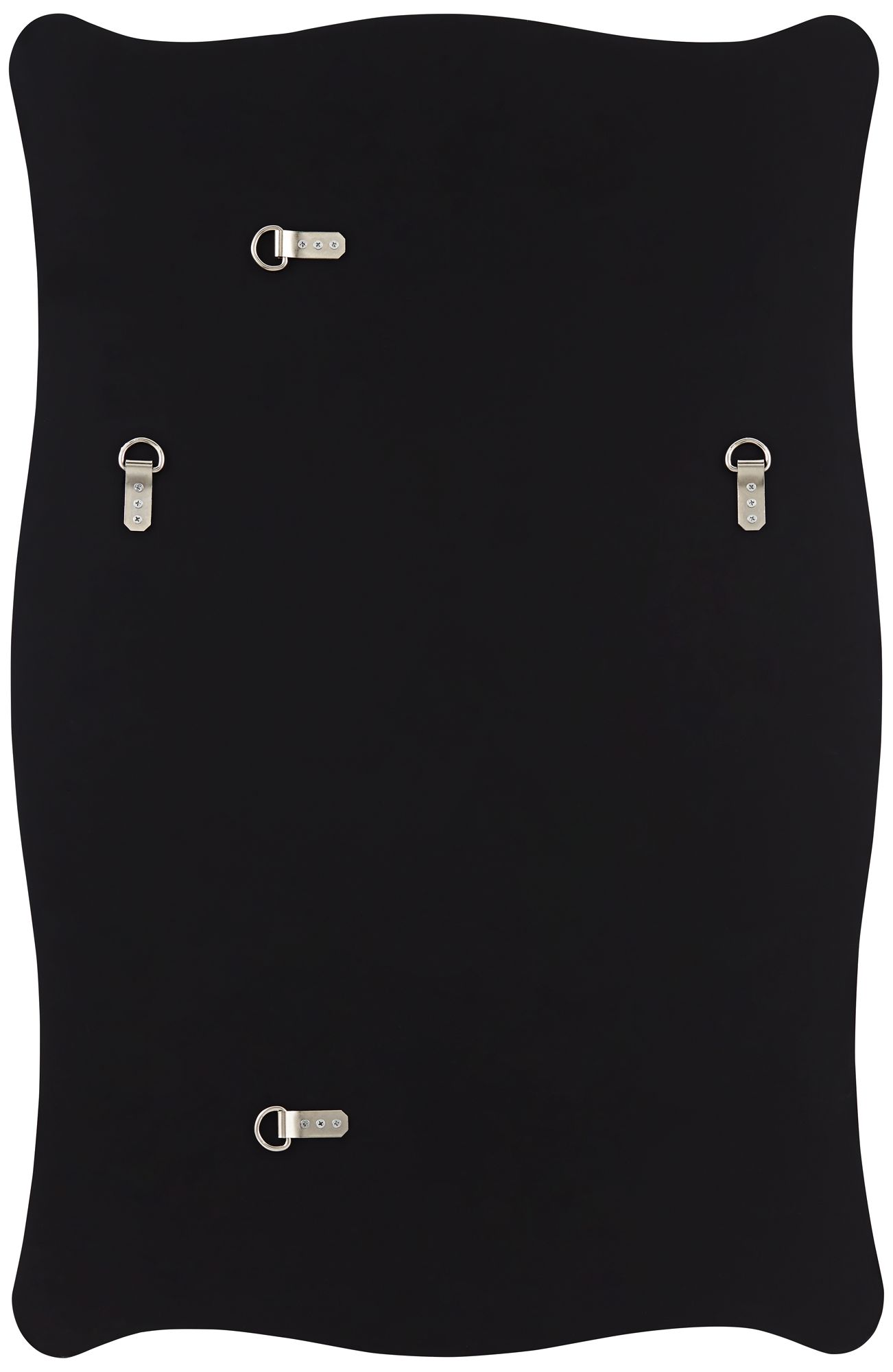 Cassandra Matte Black 26" x 40" Rectangular Wall Mirror