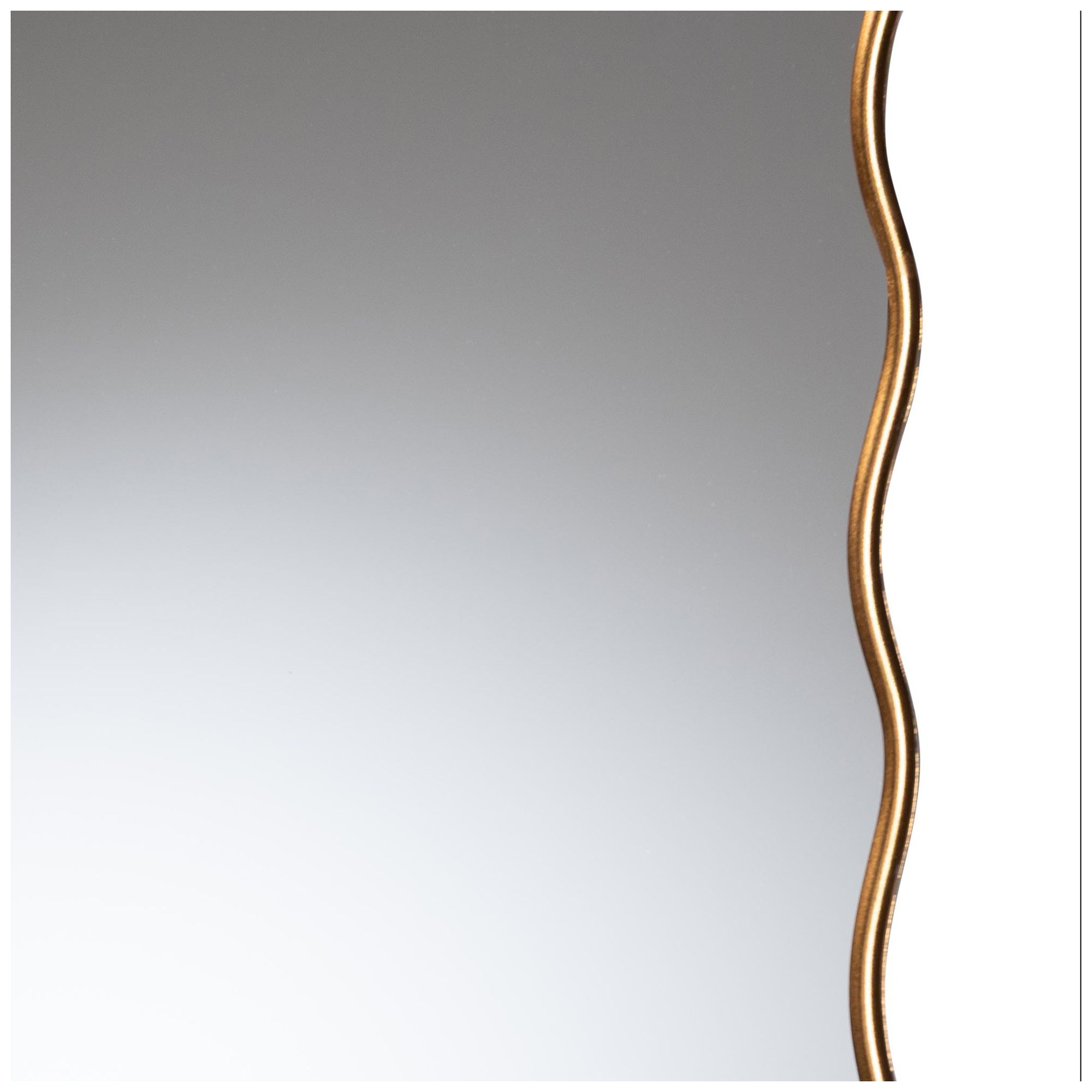 Image 3 Cassara Antique Gold Leaf 24" x 36 3/4" Wall Mirror more views