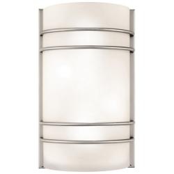 Cassi 12 1/4" High Brushed Steel LED Wall Sconce