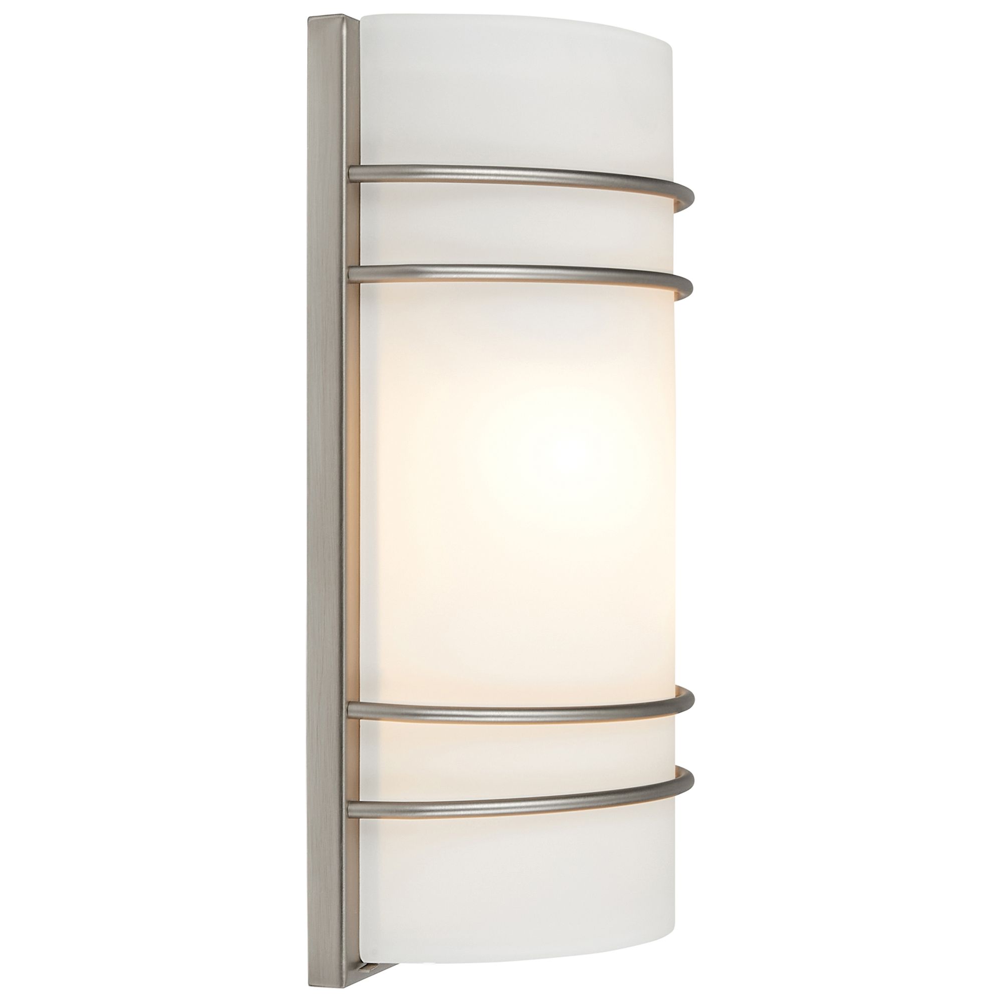 Image 4 Cassi 12 1/4" High Brushed Steel LED Wall Sconce more views