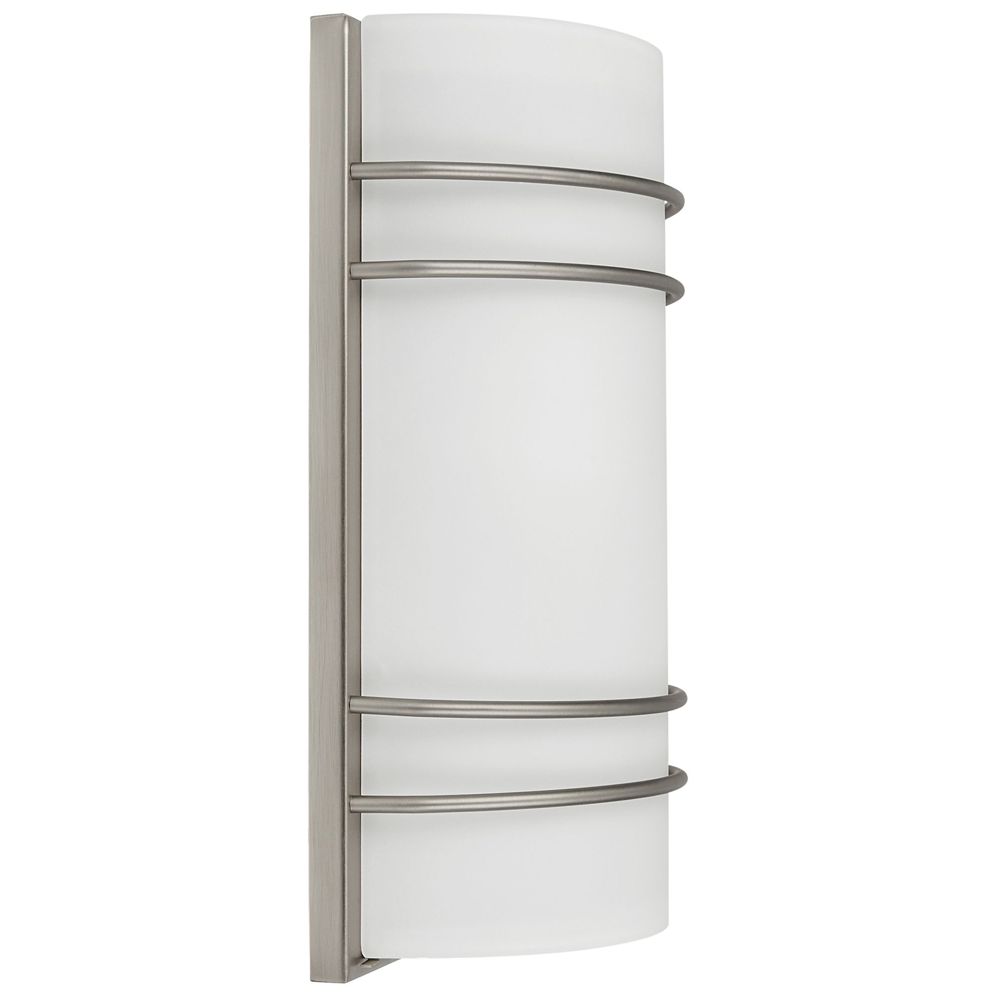 Image 7 Cassi 12 1/4" High Brushed Steel LED Wall Sconce more views