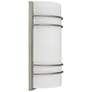 7_Cassi 12 1/4" High Brushed Steel LED Wall Sconce more views