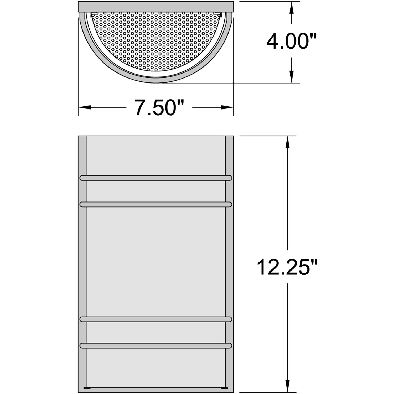 Cassi 12 1/4" High Brushed Steel LED Wall Sconce