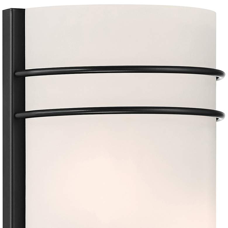 Image 2 Cassi 12 1/4" High Matte Black ADA LED Wall Sconce more views