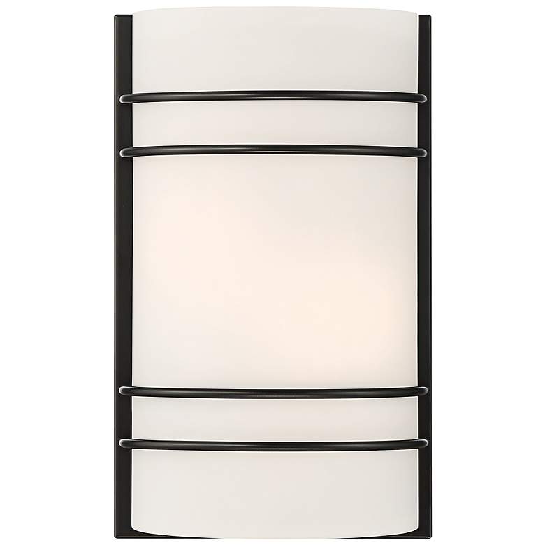 Image 6 Cassi 12 1/4" High Matte Black ADA LED Wall Sconce more views