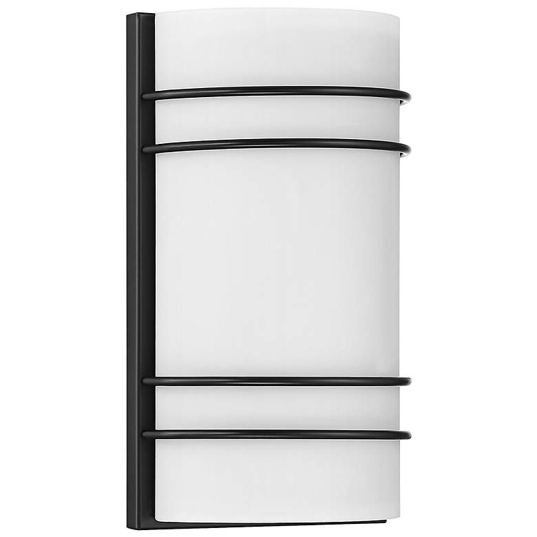 Image 7 Cassi 12 1/4" High Matte Black ADA LED Wall Sconce more views