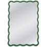 1_Cassia Green 24" x 36" Wavy Rectangular Wall Mirror