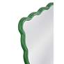 3_Cassia Green 24" x 36" Wavy Rectangular Wall Mirror more views