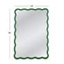 4_Cassia Green 24" x 36" Wavy Rectangular Wall Mirror more views