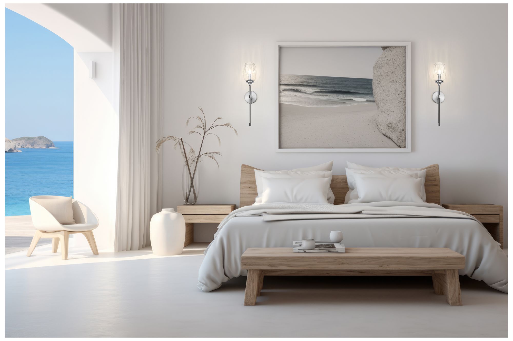 Image 3 Cassian by Z-Lite Brushed Nickel 1 Light Wall Sconce more views