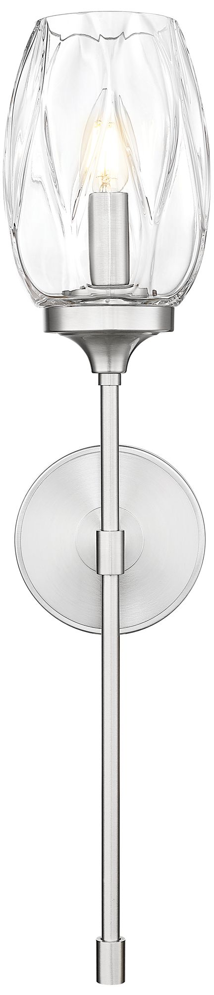 Image 4 Cassian by Z-Lite Brushed Nickel 1 Light Wall Sconce more views