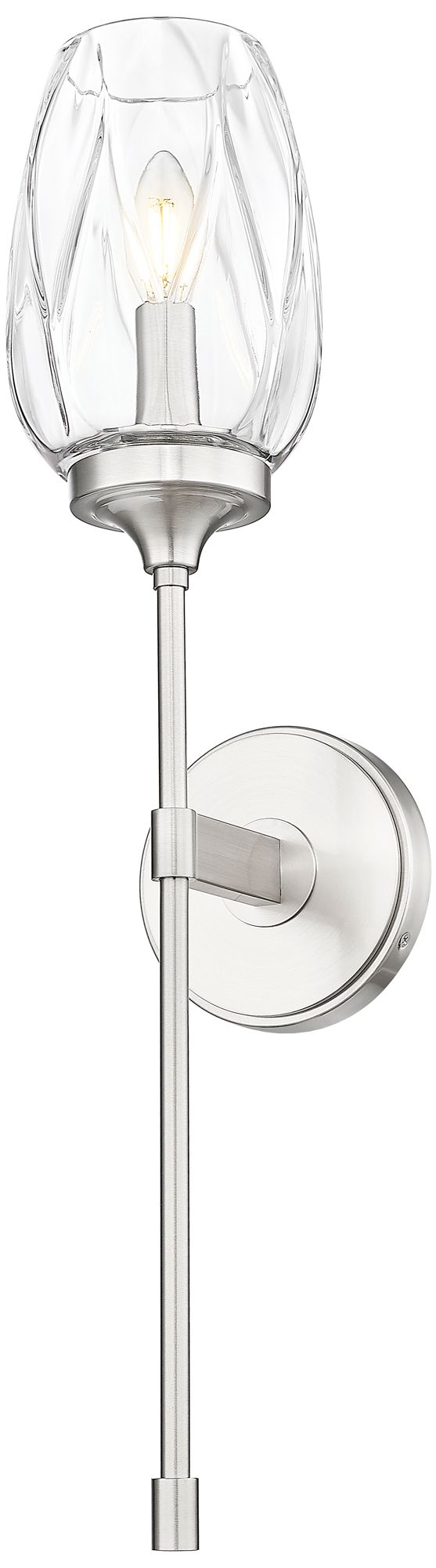 Image 5 Cassian by Z-Lite Brushed Nickel 1 Light Wall Sconce more views