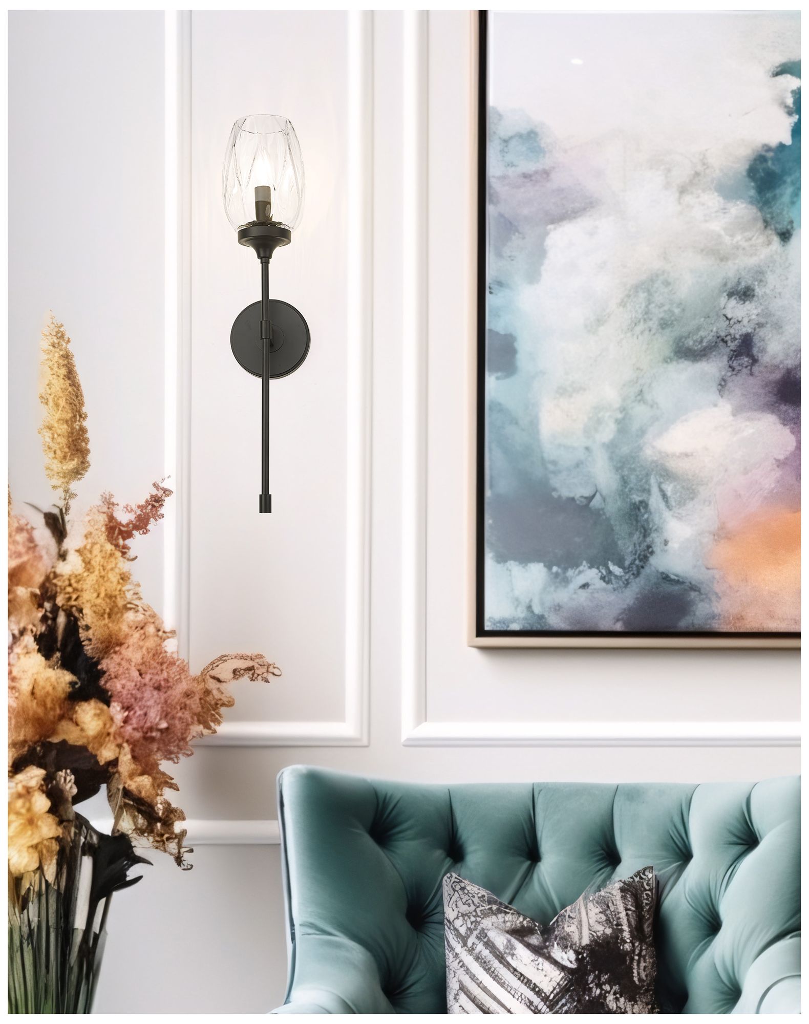 Image 2 Cassian by Z-Lite Matte Black 1 Light Wall Sconce more views