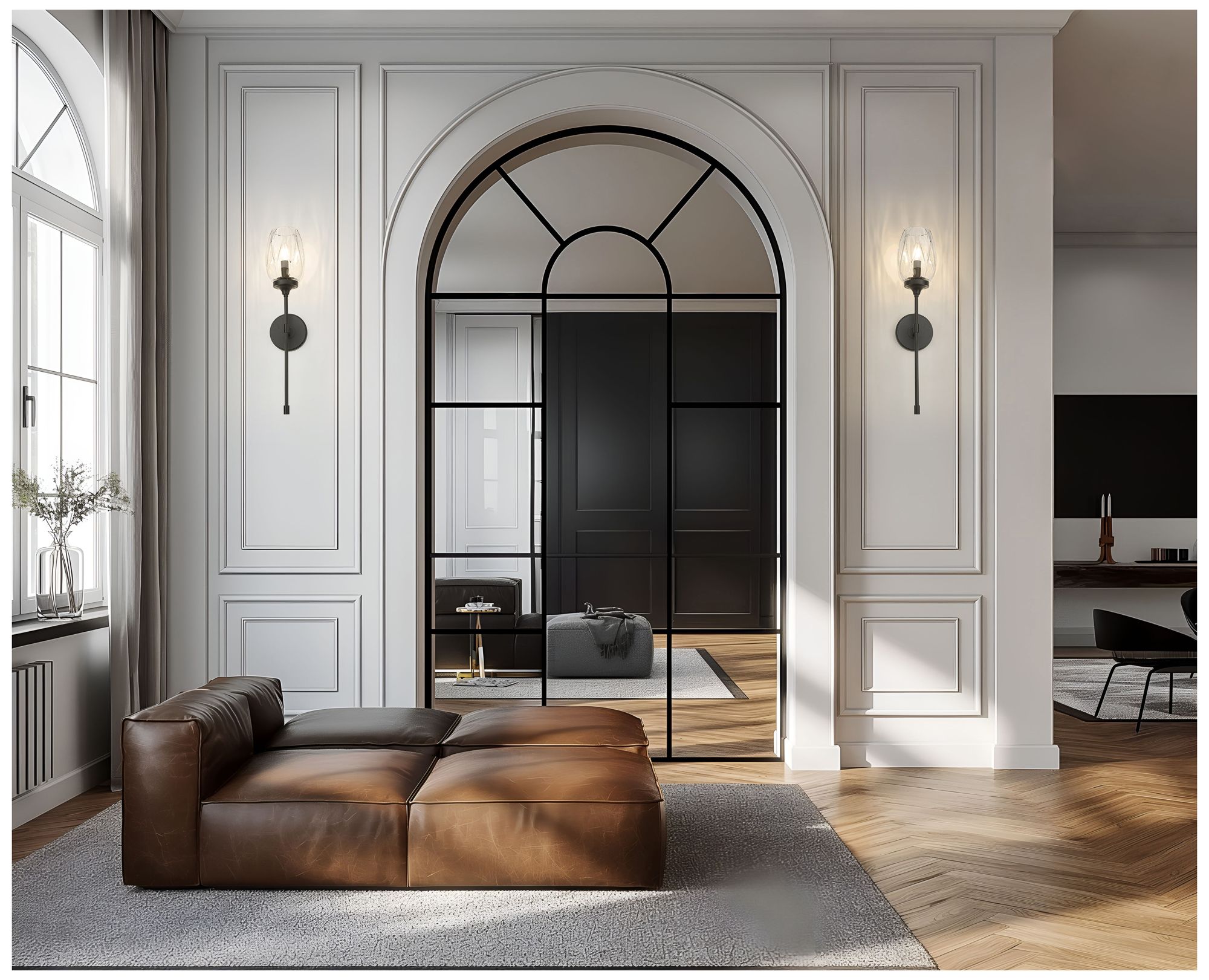 Image 3 Cassian by Z-Lite Matte Black 1 Light Wall Sconce more views