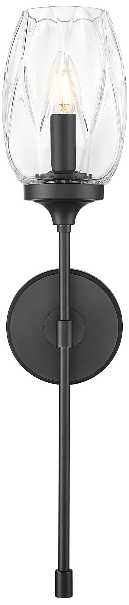 Image 4 Cassian by Z-Lite Matte Black 1 Light Wall Sconce more views