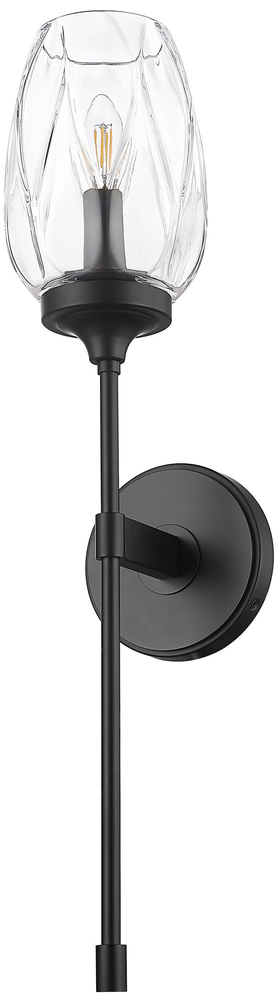 Image 7 Cassian by Z-Lite Matte Black 1 Light Wall Sconce more views