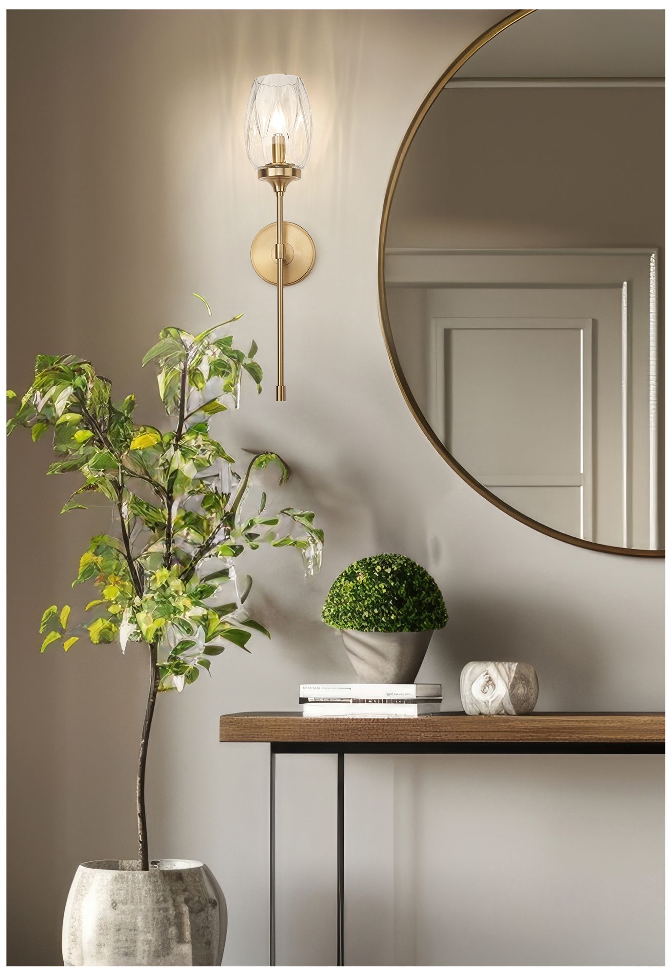 Image 2 Cassian by Z-Lite Modern Gold 1 Light Wall Sconce more views