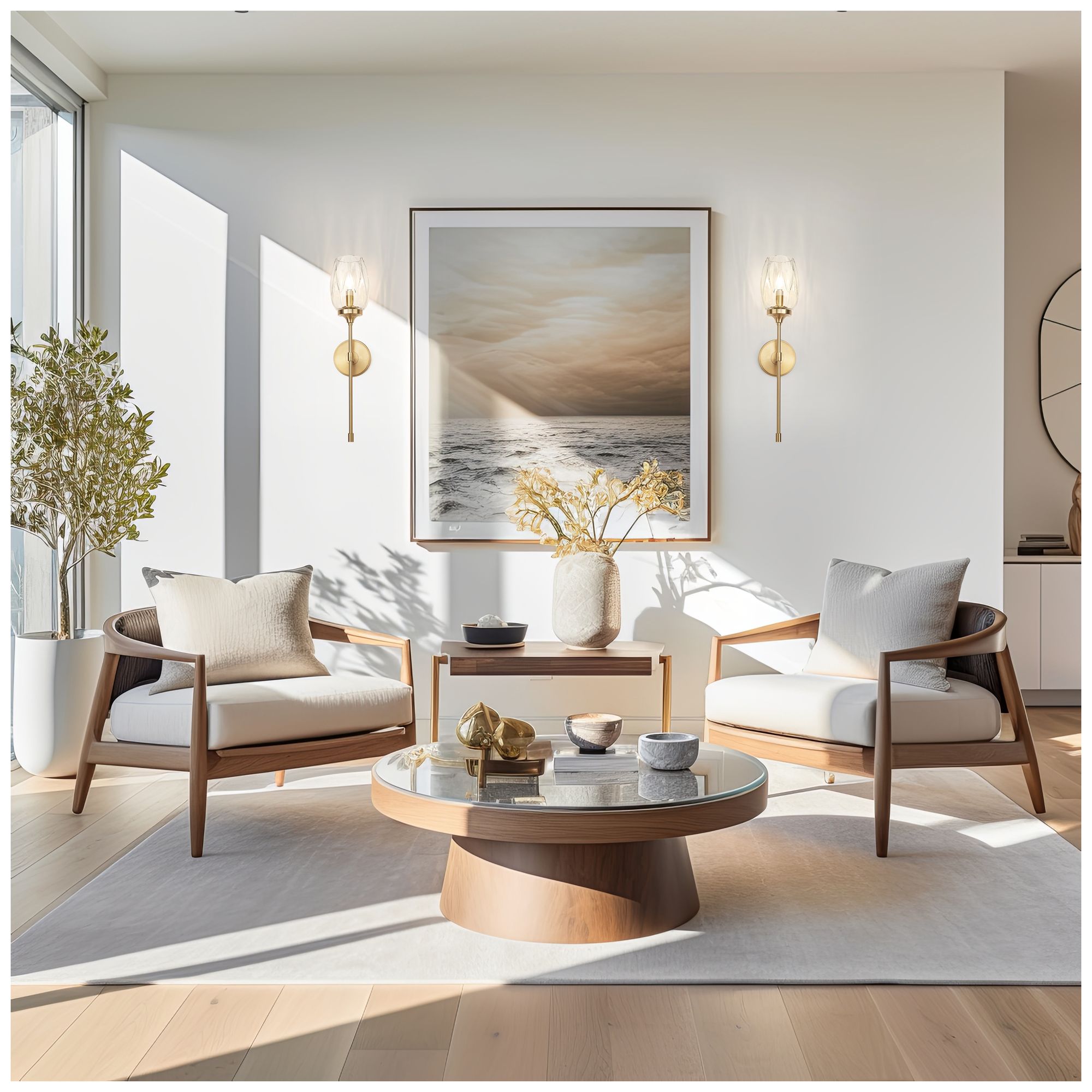 Image 3 Cassian by Z-Lite Modern Gold 1 Light Wall Sconce more views