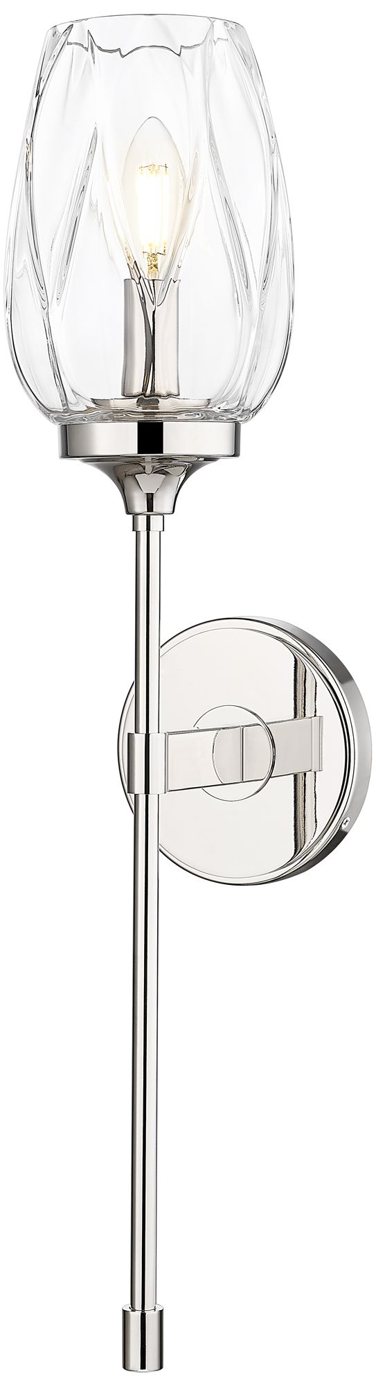 Cassian by Z-Lite Polished Nickel 1 Light Wall Sconce