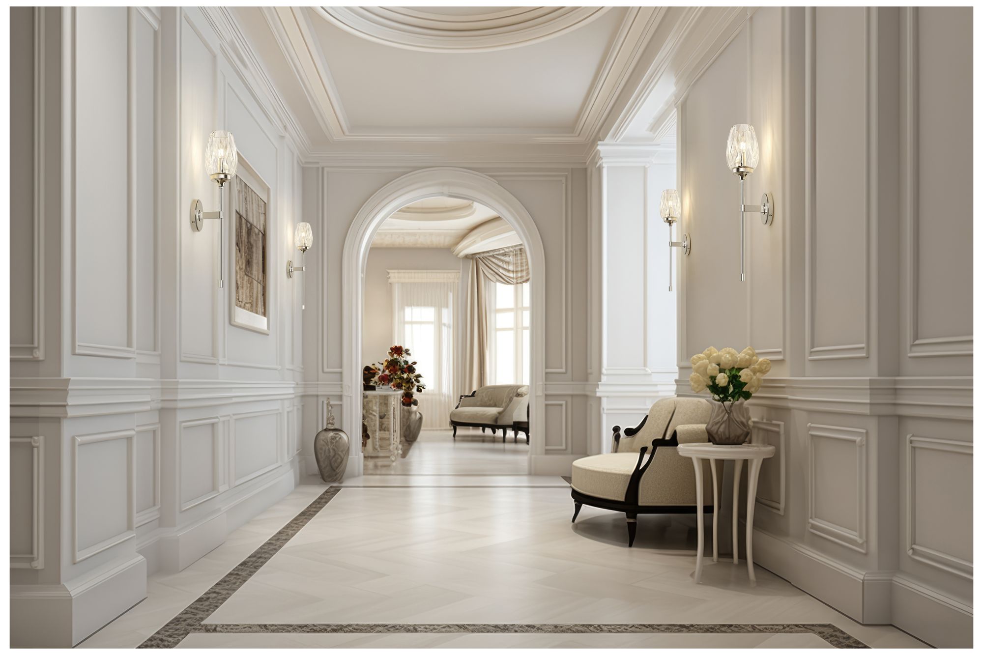 Image 3 Cassian by Z-Lite Polished Nickel 1 Light Wall Sconce more views